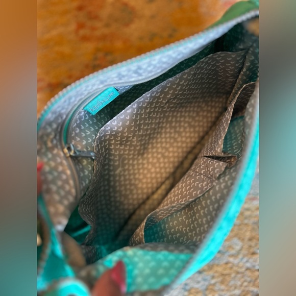 Kipling Callie Bright Jade Turquoise Crossbody Shoulder Bag - Picture 4 of 5